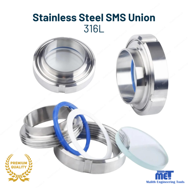 Stainless Steel SMS Union 316L - Image 2