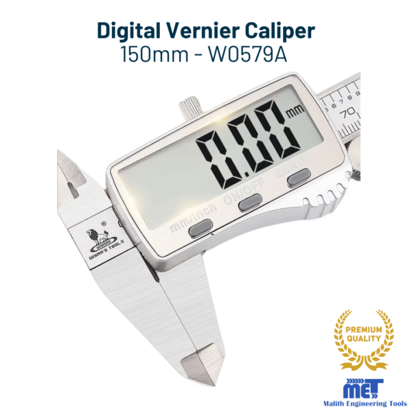 Wynns Digital Caliper Sri Lanka – 0-150mm Stainless Steel Vernier with LCD Display - Image 3